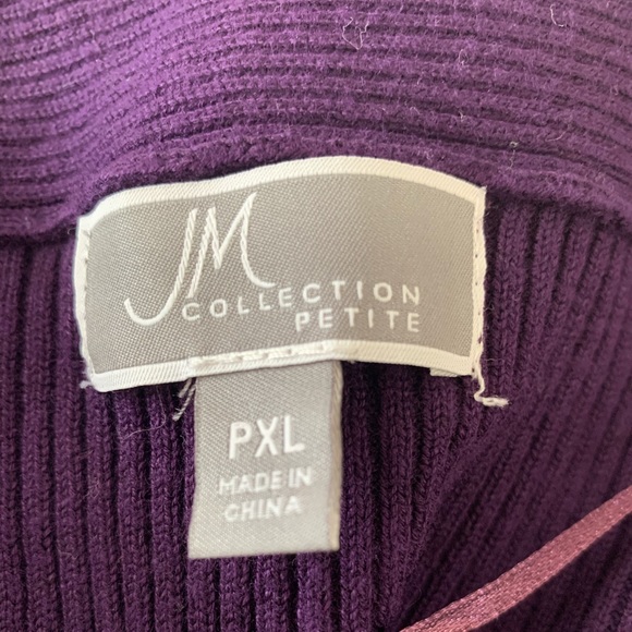 Host Pick🥳 JM Collection Petite Cardigan- Purple - Picture 6 of 9